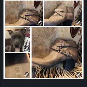 Indigo ankle boots  perfect condition cute